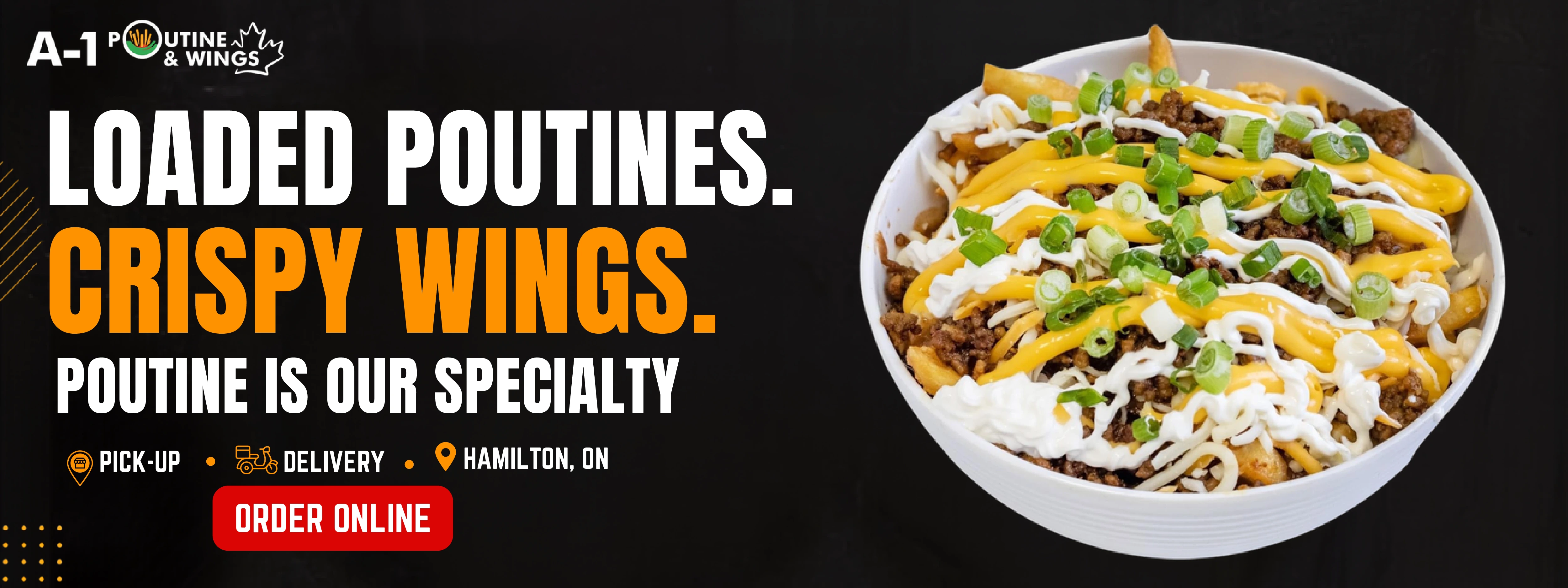 Loaded Poutine & Crispy wings