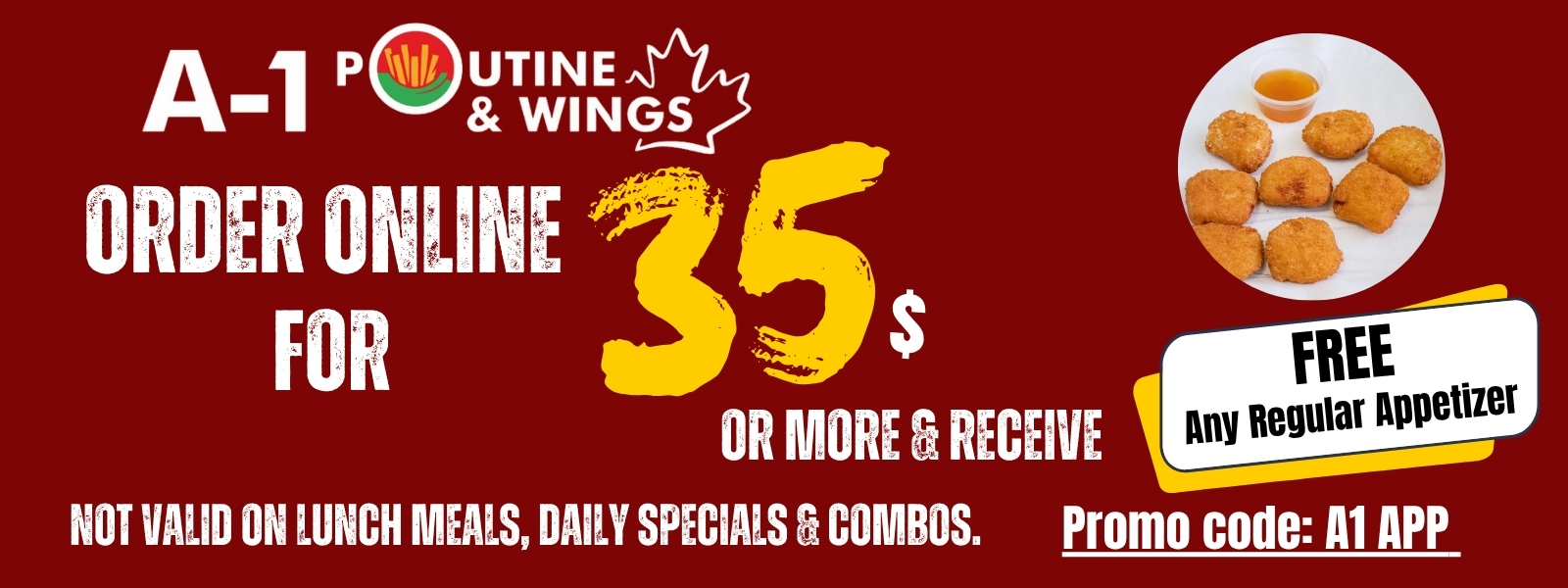 Free appetizer