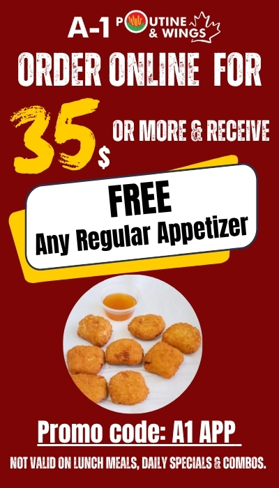 Free appetizer